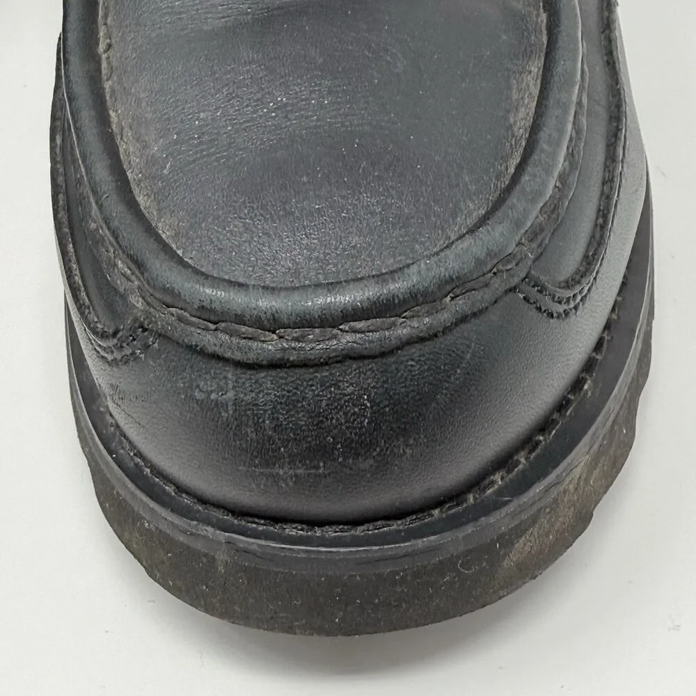 Rockport Lug Sole GoreTex Shoes Mens 9 M Black Leather Casual Hiking Gorpcore